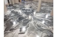 We are an epoxy floor coating and concrete overlay company. by Rock Hard Coatings Western PA