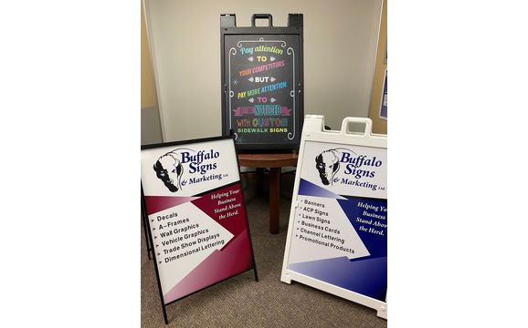A-frames by Buffalo Signs & Marketing in Edmonton, AB - Alignable