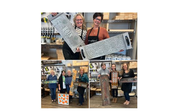 Creative DIY Wood Sign Workshops by Board & Brush Creative Studio - Allentown