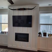 Fireplace Surround w/Mountings by M&M Wood Design LLC