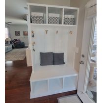 Mudroom Drop by M&M Wood Design LLC