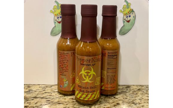 Raisin Hell Hot Sauce by PepperKing