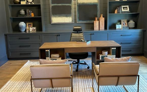 Office Interior Design by Samantha Rachel interiors in Charlotte, NC ...