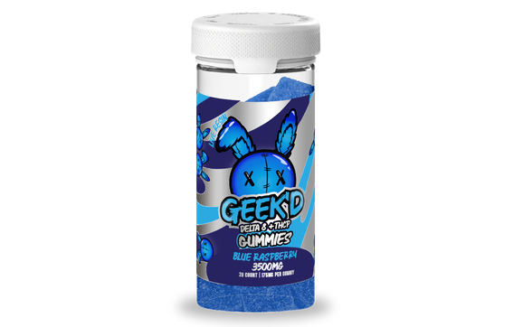 Blue Raspberry 3500 MG - Delta 8 + THCP by GEEK'D Extracts