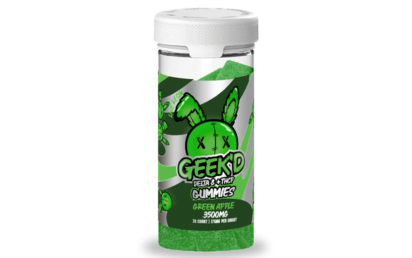 Green Apple 3500MG - Delta 8 + THCP by GEEK'D Extracts