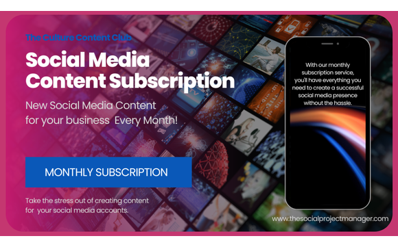 Social Media Content Subscription by The Social Project Manager in ...