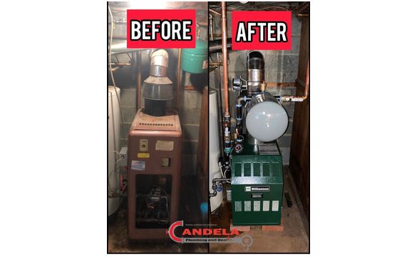 Boiler Installations  by Candela Plumbing and Heating, LLC.