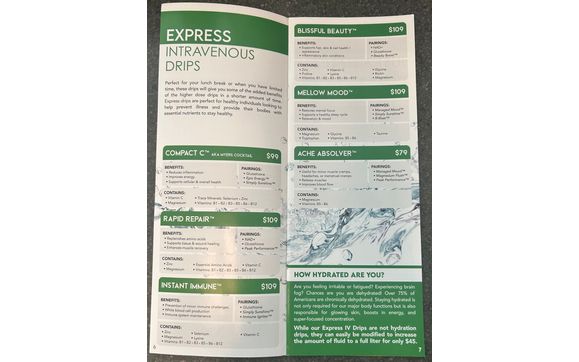 Express Intravenous Drips by Brookfield IV Nutrition in Brookfield, WI ...