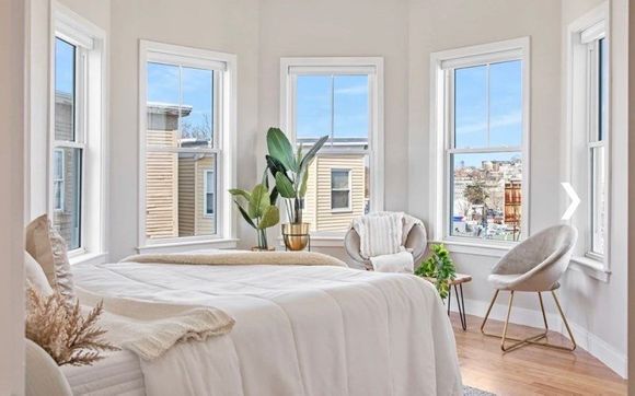 Staged Condo South Boston - Bedroom by SHE Designs LLC