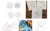 Adult coloring books by Lmock Designs