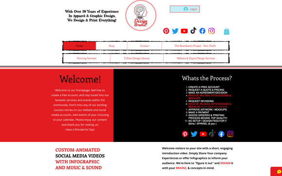 Website Design  by Design Brainz LLC