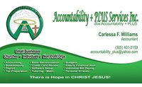 Tax Preparation Service by Accountability +PLUS