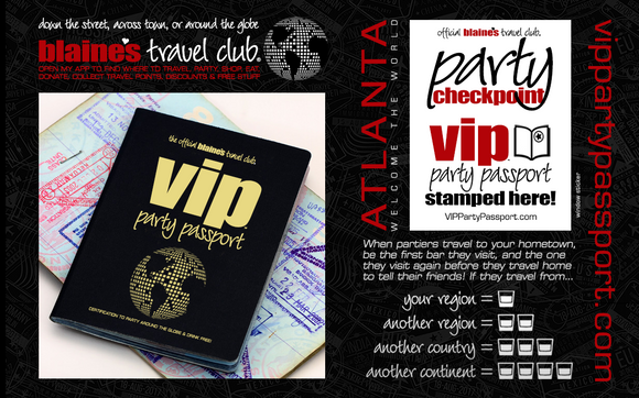 Attract Partiers from around the World to your Bar! Become an Official Blaine's Travel Club® Party Checkpoint! by Blaine's Travel Club® LLC