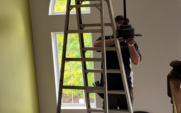 Ceiling fan install by Graff Electric, LLC