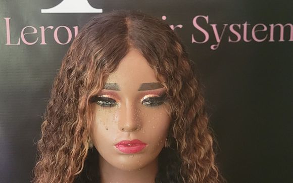 Custon designed hair system  by Ada Leroux Hair System