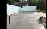 Concrete slabs by Alain Plante Construction Inc.