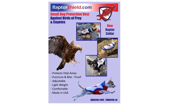 Protection Vests for Small dogs up to 22 pounds by Raptor Shield