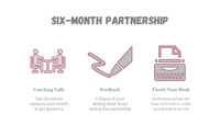 Six-month Writing Partnership by Sharon Hughson, Author and Story Coach