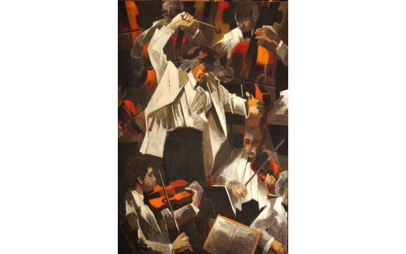 Le chef d orchestre by Artist painter