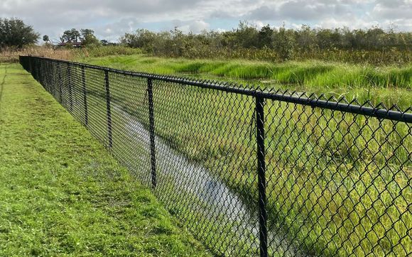 Chainlink Fence Install by Sand Hill Fence and Property Management, inc.