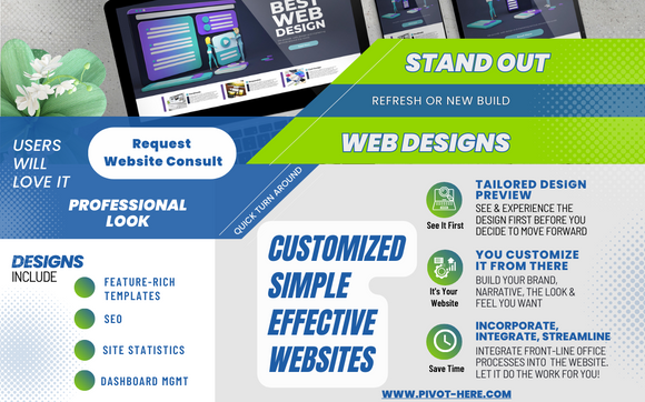 Custom/Tailored Websites by Pivot