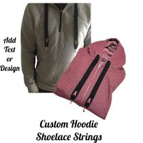 Custom Hoodie Shoelace Strings by Embrace Shoelace Designs and Embroidery Service