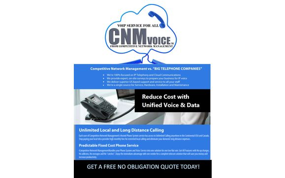CNMVOICE FOR BUSINESS - GET YOUR QUOTE TODAY by Competitive Network Management