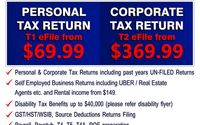 Affordable Personal & Corporate Tax return preparation and E filing services by Tax & Accounting Solutions