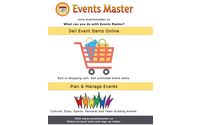 Events Master - Sell your events items with built-in shopping cart. by B2B Software Solutions for Ecommerce & Travel
