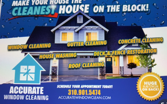 Window Cleaning by ACCURATE WINDOW & POWERWASHING