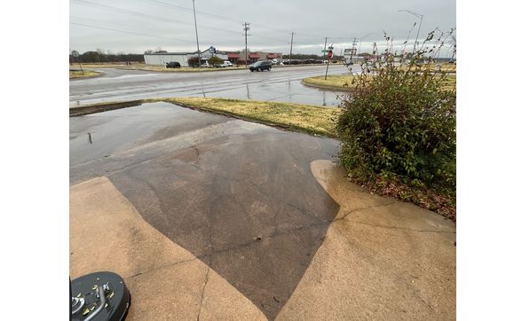 Business storefront cleaning  by Drip Kings Power Washing Pros