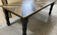 Turned leg AppleTown design by Apple Town Woodworks