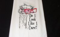 Embroidered clothing, towels, key fobs and more. by Abcbykarla