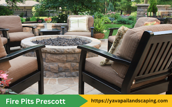Fire Pits - Prescott Fire Pit Installation by Yavapai Landscaping Prescott