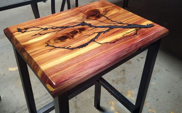 Fractal art  by Tintreach Customs Woodworking