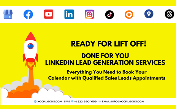 Done for You Lead Generation by Xocial Gong LLC