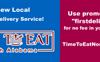 Restaurant delivery by Time To Eat North AL
