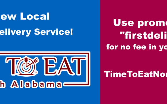 Restaurant delivery by Time To Eat North AL