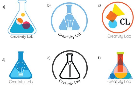 Logo Designs for the Creativity Lab by Black Lotus Illustration in ...