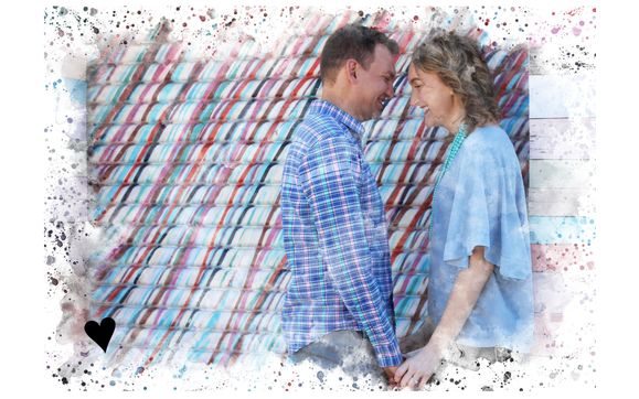 Watercolor Print - Family by Athena Nicole Photography