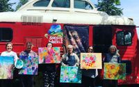 Art Hootenannies  by Sheels on Wheels Art