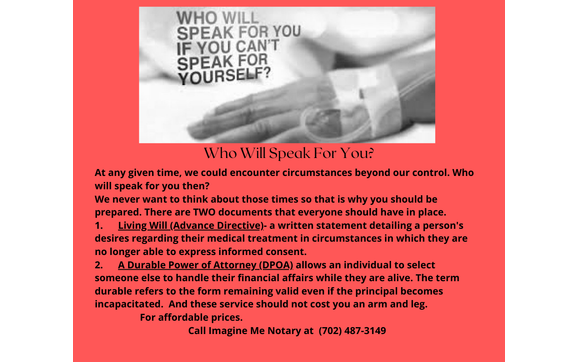 Mobile Notary Services by Imagine Me Notary