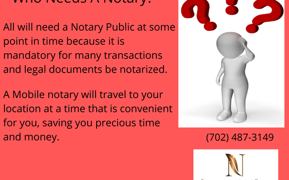 Who Needs A Notary by Imagine Me Notary
