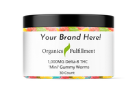 Delta-8 THC Gummy Worms  by Organics Fulfillment