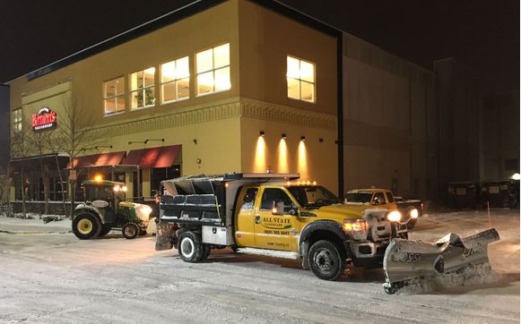 Snow Plowing by All State Landscape Services