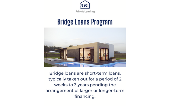 RBI Loan Program  by RBI Private Lending - Hard Money Lenders 