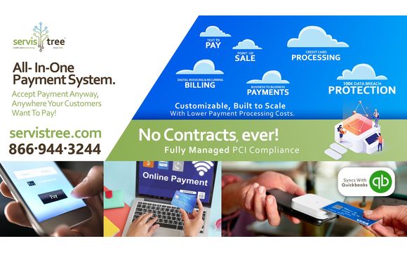 All In One Payment System by Servistree.com Merchant Services and ...