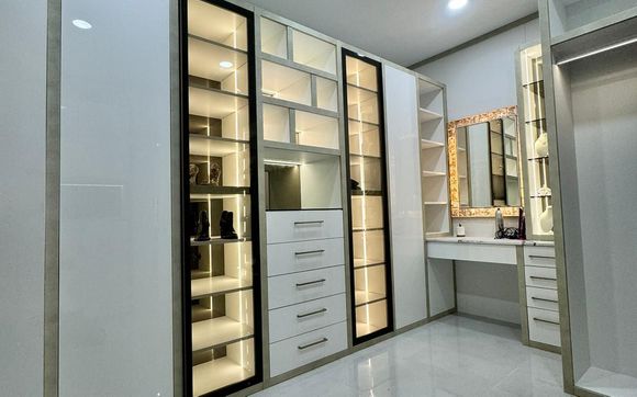 Miami Custom Design Luxury Walk-in Closet Systems by VelArt. Design & Build by VelArt Designer Kitchen & Baths