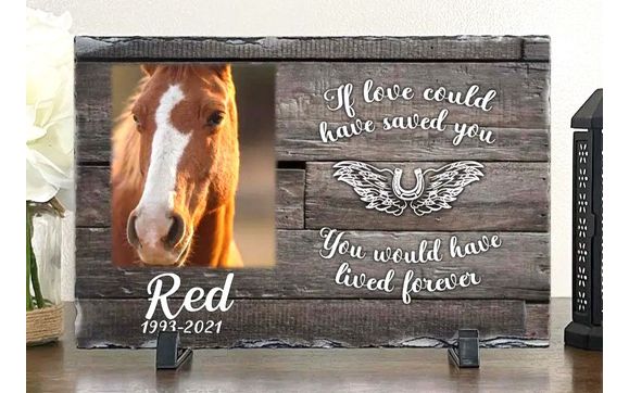 Horse Memorial Plaque by MyFurevermemories.com