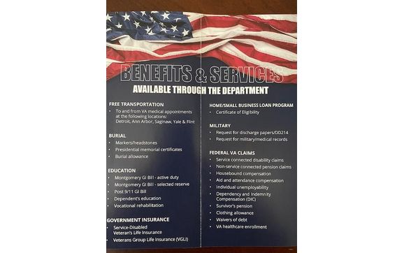 Veteran Services By Lapeer County Department Of Veterans' Affairs In ...